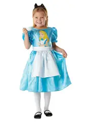 Disney Alice In Wonderland Looking Glass Classic Girls Dress Up Costume