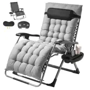 Zero Gravity Chair 33" Zero Gravity Recliner Lounge Chair Indoor & Outdoor