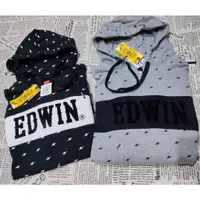 在飛比找蝦皮購物優惠-特價(代購) 正品EDWIN鑀德恩 女生 LOGO 帽T 有