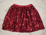 Cat & Jack Size XL Extra Large 14/16 Red Sequin Tutu Skirt NEW with tag