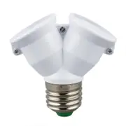 E27 to E27 Light Lamp Bulb Socket 2 Splitter Converter