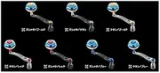 Livre 10156 Power Arm 98 Shimano (Left) 18000-20000 Titanium/Red