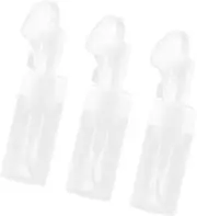 ASAKKURA Travel Container Toiletry Set 3pcs Silicone Brush Head Foaming Bottles Small Size Portable Storage Bottles for Travel