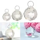 5pcs Lighting Ornament Art Faceted Clear Pendant Crystal Ball