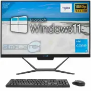 Aio All IN One Touch Screen I3 24 " Full HD Windows 11 8gb 240gb PC Touchscreen