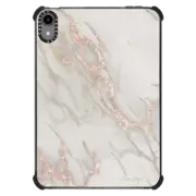 iPad mini (6th gen) iPad Impact Case Rose Gold Marble 2 iPad Case by Nature Magick