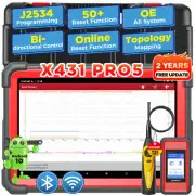 LAUNCH X431 PRO5 Diagnostic Scanner Auto Scan Tool J2534 ECU Programming& Coding