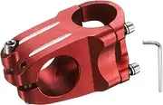 uxcell 31.8mm Bike Stem 7 Degree 40mm Aluminum Alloy Bicycle Handlebar Stem with Hex Wrench for Mountain Road Bike BMX MTB Cycling, Red