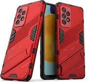 [LOLFZ] Case for Samsung Galaxy A53 5G, Armor Case with Stand Military Grade Protection Impact-Resistant Bumper Mobile Phone Cover for Samsung Galaxy A53 5G - Red
