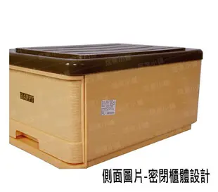 免運費 G-1005抽屜式禪風大整理箱 單層抽屜整理箱 收納箱 置物櫃 收納櫃 密閉設計 可堆疊可分開 靈活空間