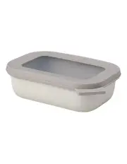 [Mepal] Cirqula Rectangular 500ml in Nordic White