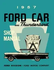 1957 Ford Shop Service Repair Manual Book Engine Drivetrain Electrical OEM Guide