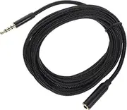 SHINEOFI 2M Headphone Extension Cable Male to Female Aux Audio Cable Durable Braided Cord for Computers Smartphones Headphones Versatile Reliable Connection