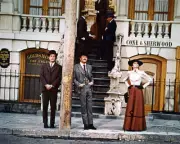Paul Newman as Butch Cassidy Robert Redford as The Sundance Kid an- Old Photo