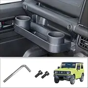 IMP334 Passenger Seat Tray for Suzuki Jimny & Sierra (JB64/JB74), Drink Holder, Hook, Smartphone Stand, Tools, Rubber Material, Safe to Scratch and Rattling Sound