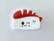 New Salmon Nigiri Sushi Silicone Baby Teether, Cute Teething Toy Baby Gift