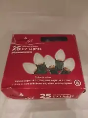 Christmas/ Decor Lights 25 ct CLEAR 25 FT HOLIDAY STYLE STRING TO STRING