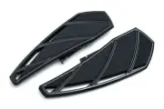 Kuryakyn Black Phantom Passenger Floorboard Harley Davidson Softail Deluxe 05-17