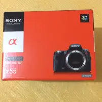 在飛比找蝦皮購物優惠-SONY α55二手單眼相機出售（日文機）