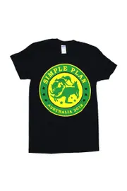 Simple Plan Kangaroo Black Tshirt Australian Tour 2018