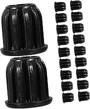 BESTYASH 20Pcs Office Chair Rod Inserts Caster Socket Covers for Computer Chairs Design for Heavy Use Schools Meeting Rooms and Offices