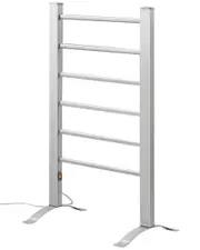 Pursonic 6-Bar Freestanding or Wall Mountable Electric Towel Warmer