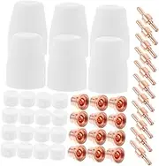 Plasma Cutter Consumables 1 Set Air Plasma Cutting Nozzle High Precision Ceramic Nozzles