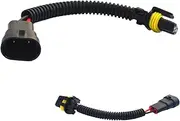 Headlight Pigtail - Headlight Connector Pigtail H11 Pigtail Connector - Automotive Replacement Electrical Wiring Harnesses, Female Adapter for Fog Light