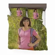 v4205 Bed Sheets Isabela Merced in Dora and the Lost City of Gold Kids Duvet Cover Set Bed Sheets IU4205