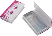 DECORNIJIA 2Pcs Eyelash Storage Box Durable Paper False Eyelash Packing Case Lightweight Portable Lash Organizer Protects and Maintains Shape for Lash Enthusiasts