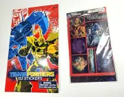 Set of 2 Transformers Sticker Sheets Dark of the Moon TF Prime Unused Brand New!