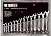14 Pc Metrinch Combination Wrench Set