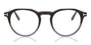 Tom Ford FT5833-B Blue-Light Block 056 Men's Glasses Tortoiseshell Size 49 - Private Health Rebate - Blue Light Block Available