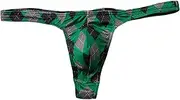 [Dimgut] Men Sexy Thongs G-string Plaid U Pouch Briefs Underwear Gay Underpants Bikini Jockstrap Lingeries