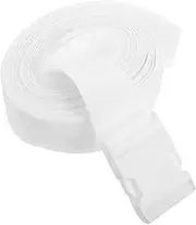 COOLHIYA Fitted Straps for Secure Mattress Connection Compatible with Double and Single Beds Quick Release Ties White Buckle No Slip Mattress Grip