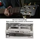 Metal Mandolin Bridge 8 String Saddle Bridge Plate Replacement Musical Instru AU