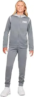 [Nike] Big Boys Sportswear Full-Zip Hoodie and Pants Tracksuit 2 Peice Set (G(DD8567-084)/W, X-Large)