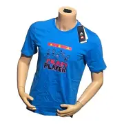 Adidas HG1970 Men's Lego Soccer Team Players STDM G T Blue T-Shirt Size small