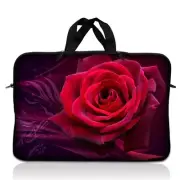 10" 10.1" 10.2" 9 8 Laptop Sleeve Netbook Sleeve Bag Case Cover Tablet Red Rose