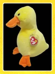 ⭐️WINGLESS QUACKERS BUDDY⭐️ Rare & HTF! 2007 TY Beanie BUDDY - MWMT'S