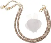 [Yardenfun] High Heel Foot Jewelry Anklet Bracelet Tassel Shoe Chain Nonslip Ankle Straps Easy to Install Elegant Rhinestone Design