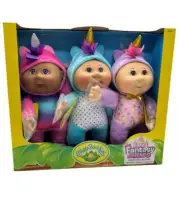 NEW Cabbage Patch Kids Fantasy Friends Bliss, Pipa and Amethyst Unicorn NIB