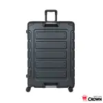 CROWN皇冠 30吋 PC 悍馬鋁框箱 行李箱/旅行箱-黑 CFE258
