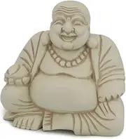 Buddha Groove Indoor Outdoor Sitting Happy Buddha Statue