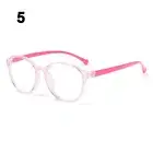 Protection Ultra Light Frame Kids Glasses Round Eyeglasses Anti-blue Light