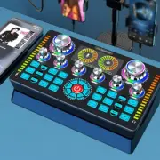 Live Sound Card Studio Record Soundcard bluetooth Microphone Mixer Voice Changer