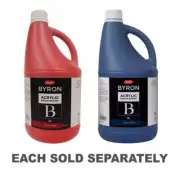 WARM Jasart Quality Byron Medium Bodied Multi-Surface Acrylic Paint 2 Litre