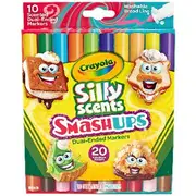 Crayola Silly Scents SmashUps Dual-ended Markers 10 Pack