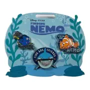 Disney Store Finding Nemo Marlin Dory Bruce Pin Set