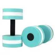 2 Pack Aerobics Foam Dumbbells, Water Exercise Dumbbells, Swimming Resistance Water Barbell, Swimming Exercise Barbell As Shown